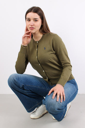 Cardigan Cotone Willow Green - 3