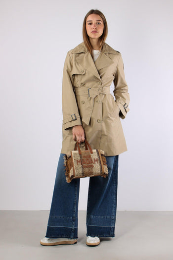 Trench Lungo Cotone Sand - 4