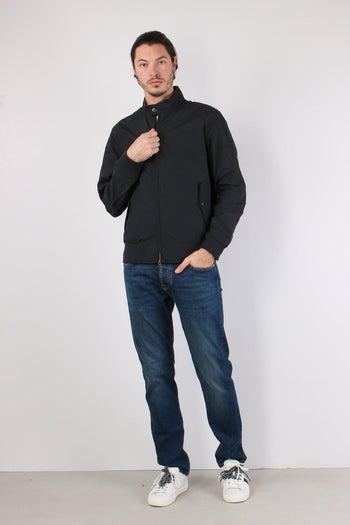 Field Jacket Colletto Velluto Navy - 6