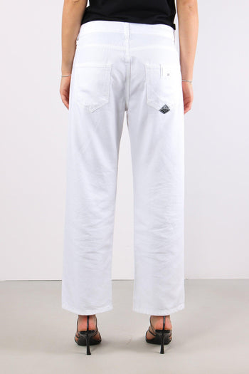 Denim Boyfriend Tencell Optic White - 4