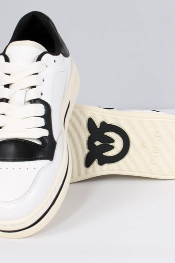 Mandy 01 Sneaker Logo Ricamo White/black - 5