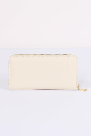 Keira Portafoglio Zip Around Off White - 3
