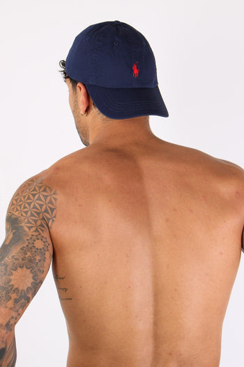 Cappello Visiera Navy/red - 2