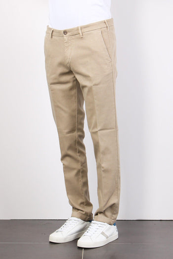 Pantalone Chino Flanella Beige - 5