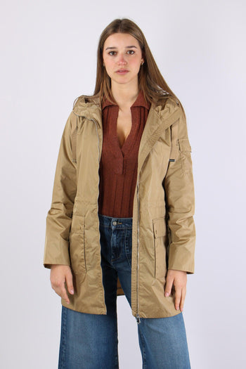 Diletta Parka Nylon Tasca Topp Stardust Beige - 4