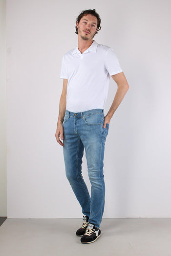 George Denim Slavato Risvolto Denim Chiaro - 3