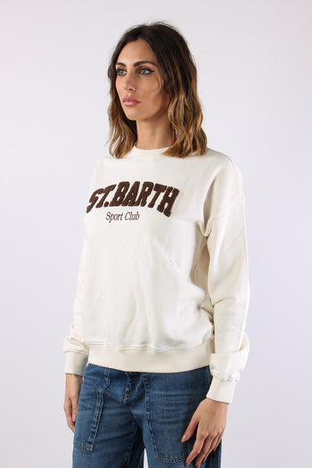 Felpa Scritta Bianco - 3