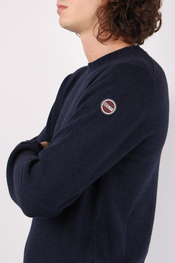 Maglia Girocollo Logo Manica Navy - 7