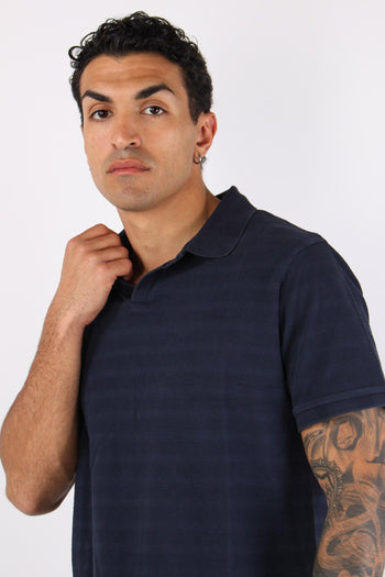 T-shirt Polo Cotone Blue - 7