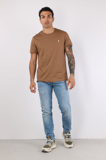 T-shirt Custom Slim Fit Rl Brown - 2