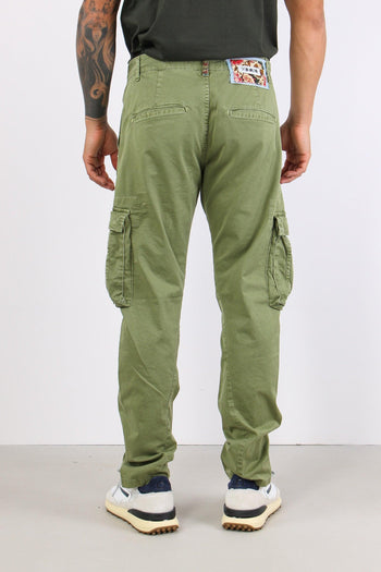 Pantalone Tasconato Verde Scuro - 4