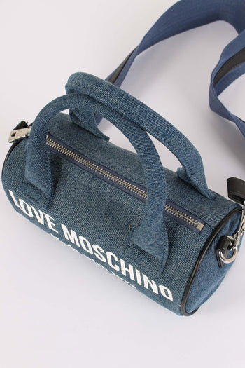 Bauletto Canvas Lettering Denim - 4