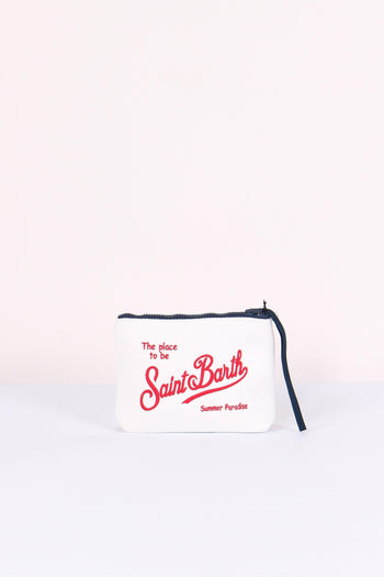 Aline Pochette Stampa Bianco - 3