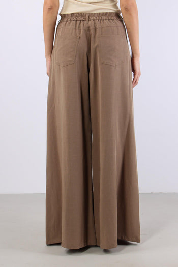 Pantalone 5 Tasche Tencell Biscotto - 4