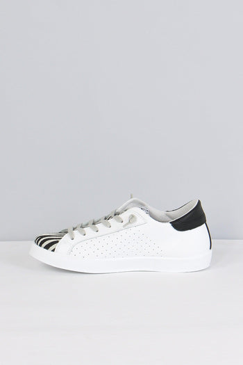Sneakers Low Zebra Bianco/animalier - 6