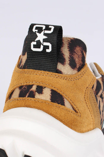 Sneakers New Run Star Animalier Leopard/taupe - 7