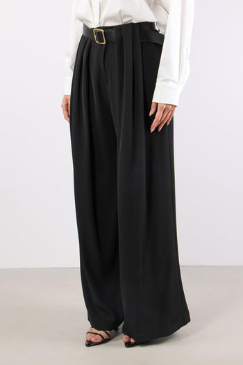 Pantalone Multi Pences Cintura Nero - 3
