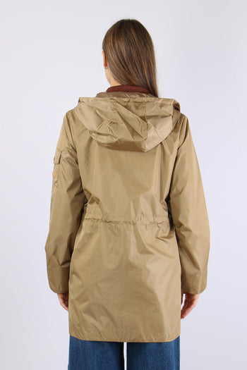 Diletta Parka Nylon Tasca Topp Stardust Beige - 5