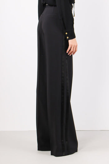 Pantalone Palazzo Raso Nero - 7