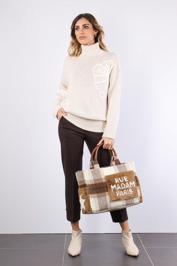 Dolcevita Ricamo Margherite Burro - 4