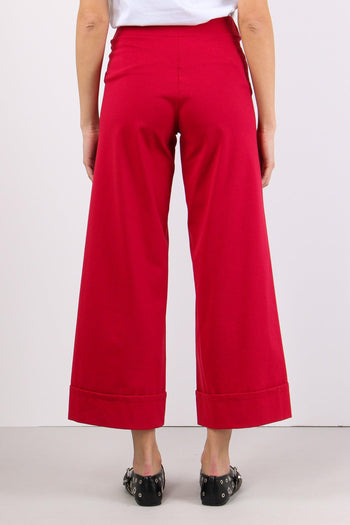 Pantalone Cropped Risvolto India - 4