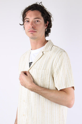 Camicia Mc Misto Lino Ecru - 8