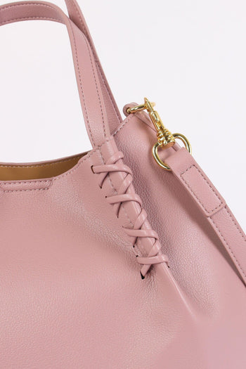 Borsa 2 Manici Intreccio Rosa - 6