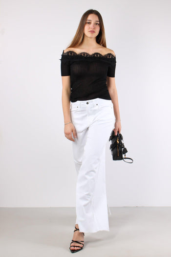 Haifi Top Inserto Pizzo Black - 3