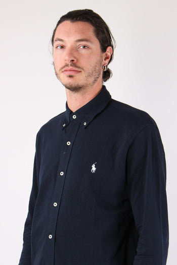Camicia Twill Cotone Leggero Aviator Navy - 7