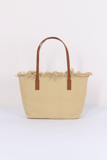 City Bag Mid Frange Beige - 3