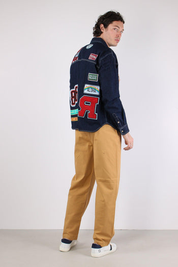 Camicia Over Denim Patch Denim - 2