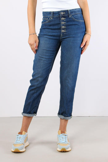 Lyoncell Denim Micro Rotture Denim Scuro - 3