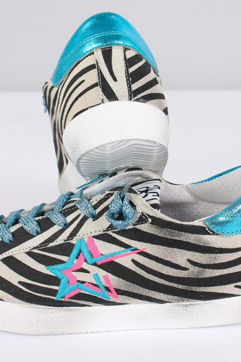 Sneakers Prime Star Zebra Zebra/fucsia - 4