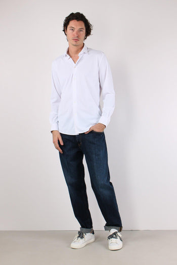 Camicia Tessuto Tecnico Bianco - 3