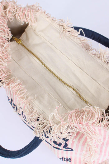Vanity Canvas Righe Rosa/blu - 6