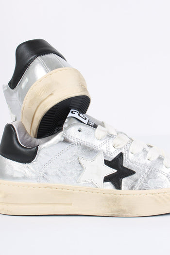 Sneakers Walk Star Argento/nero - 4