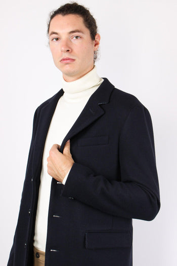 Nebbia Cappotto Classico Blu - 7