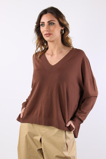 Maglia M/m Scavo V Cacao - 3