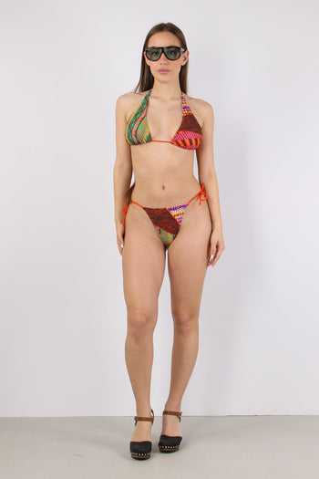 Bikini Triangolo Alto Multi Fantasia Multicolor - 5