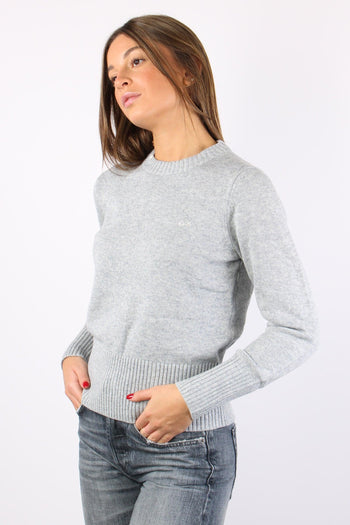 Girocollo Misto Cashmere Grigio - 5