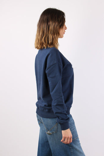 Felpa Scritta Blu - 6
