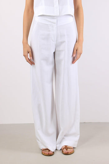 Pantalone Vita Alta Palazzo Bianco - 2