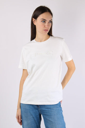 T-shirt Slim Logo Gesso - 2