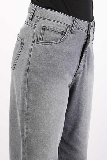 Denim Momfit Denim Grigio - 7