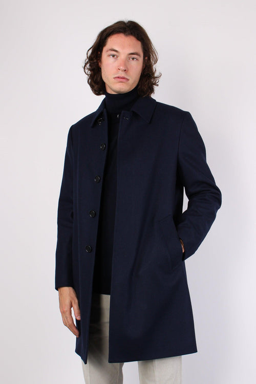 Cappotto Panno Blu