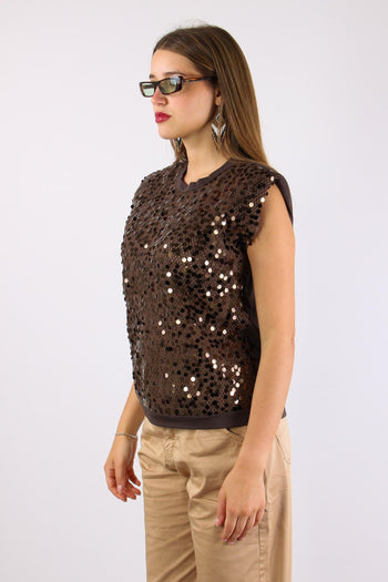 Canotta Paillettes Moro - 3
