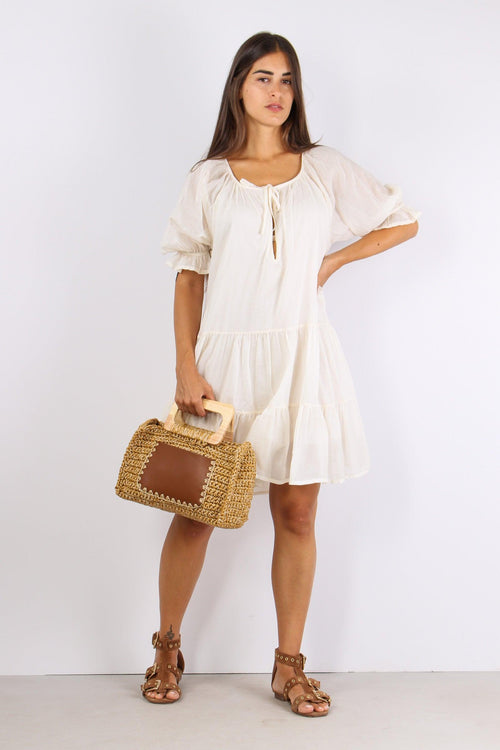 Abito Balze Voile Panna