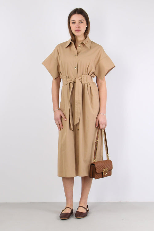 Alesha Chemisier Cintura Beige Chantilly