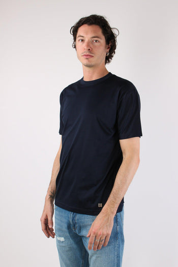 T-shirt Basica Modal Blu - 3