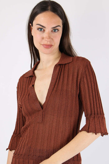 Polo Lurex Caffe - 8